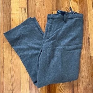Gap Gray Classic Fit Trouser Stretch Size 4 Regular